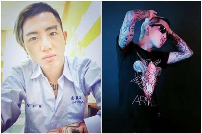 28歲謝和弦　滿臉戴環去高中畢業考
