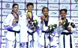 台灣女將莊佳佳　奪跆拳道世錦賽金牌