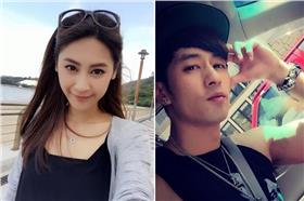 錢柏渝正與陳偉成交往中。（圖／翻攝自錢柏渝臉書、陳偉成Instagram／合成）