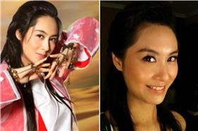 朱茵。（圖／翻攝自凱藝國際、朱茵微博／合成）