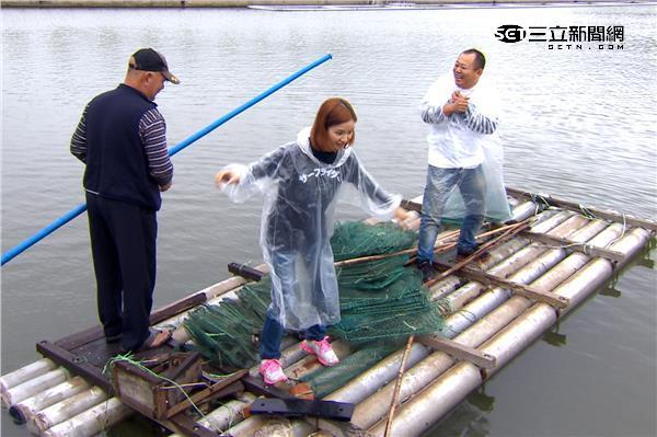 為找媲美帝王蟹的紅蟳　志偉險落水池