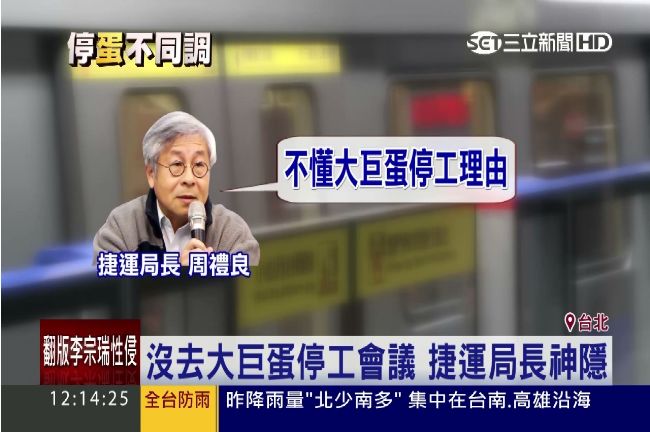 停工市府鬧內鬨　捷運安全誰敢保證？