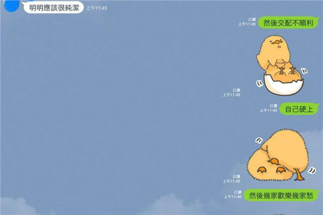 用貼圖說故事！小雞版《世間情》超猛