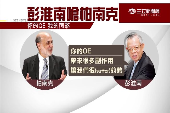 彭淮南嗆柏南克「你的QE我的煎熬」