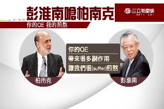 彭淮南嗆柏南克「你的QE我的煎熬」