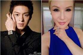 安鈞璨、利菁。（圖／翻攝自安鈞璨、利菁微博／合成）