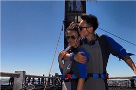 王陽明和蔡詩芸。（圖／翻攝自王陽明臉書）