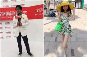 朱孝天、韓雯雯。（圖／翻攝自朱孝天、韓雯雯微博／合成）