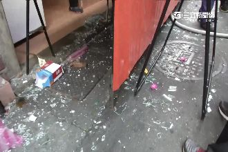 中崙五金行氣爆　竟是髮膠罐惹的禍