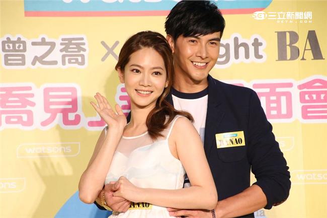 甜到滴出汁！謝佳見、曾之喬幸福摟腰