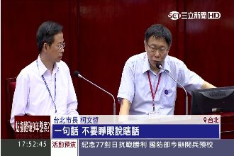 不只霸氣！柯P總質詢也歡樂無厘頭