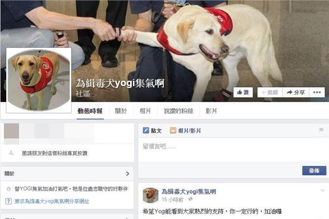 馬總統跟緝毒犬握手網友惡搞成立粉絲頁為yogi集氣 生活 三立新聞網setn Com