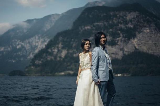 瑪莎婚紗照曝光　希臘完婚超唯美