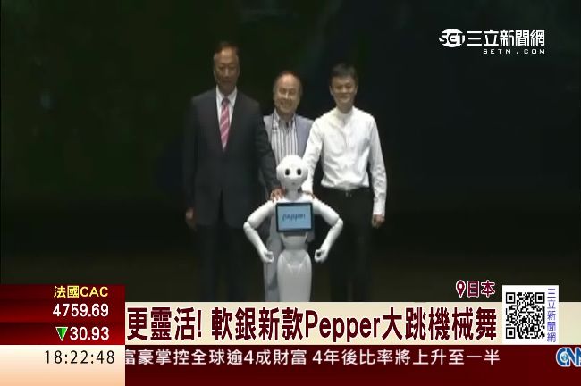 三強合體！鴻海、阿里、軟銀推機器人