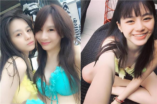 太養眼！陳子璇女兒穿比基尼大露身材