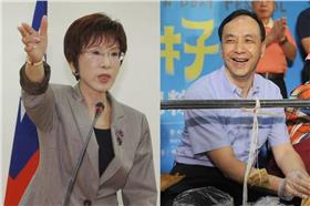 洪秀柱、朱立倫組圖／翻攝自臉書