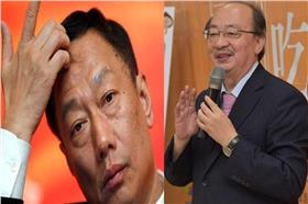 郭台銘、柯建銘組圖／臉書