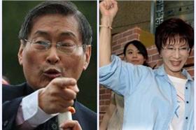 張安樂,洪秀柱／圖左，翻攝自百度；圖右，翻攝自洪秀柱臉書