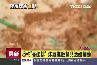 警察取締攤販　香雞排變「香蛆排」！