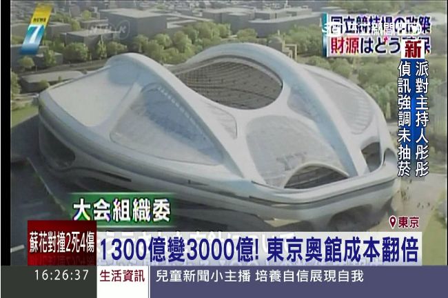打造奧運夢幻場館　日本政府喊窮求援