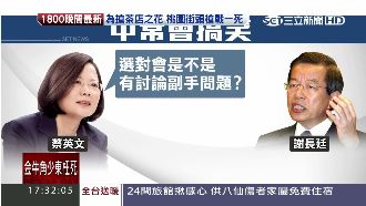「蔡賴配」消息走漏？小英質問選對會