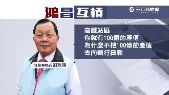 苗栗縣府透支　劉政鴻：高鐵站拿去抵