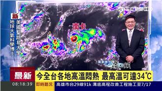 全台各地高溫悶熱　午後須留意雷陣雨