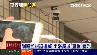 網路監視器遭駭　出浴鏡頭直播看光