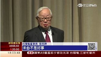 台積電砍半導體預估　張忠謀樂觀看待