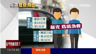 大失控！兩男吵架　下一秒竟拿刀互捅