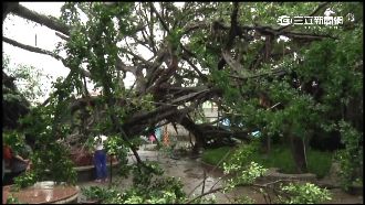 怪風！睡醒屋頂就被吹走了