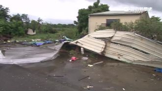 龍捲風肆虐！台南20民宅屋頂遭吹掀