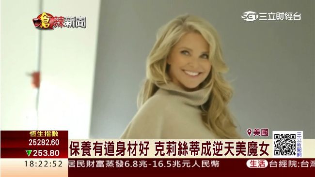 逆天美魔女！克莉絲蒂61歲身材姣好