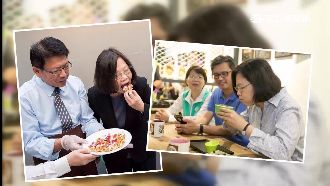 不顧形象！　小英愛吃反成鄰家大姐