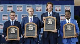 Randy Johnson,John Smoltz,Pedro Martinez Craig Biggio 圖美聯社/達志影像