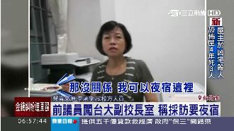 闖台大副校長室採訪　前議員挨轟作秀