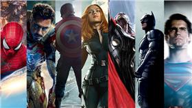 超級英雄首圖（合成圖／取自Marvel、電影官網、IMDB）