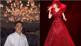 郝龍斌,江蕙,家後,甲你攬牢牢,二姊▲圖／翻攝自江蕙 Jody Chiang、郝龍斌臉書