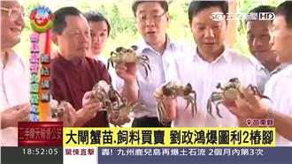 劉政鴻愛吃大閘蟹　遭疑圖利椿腳狠賺