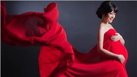 陳海茵懷孕沙龍（圖／翻攝自新聞主播陳海茵臉書）