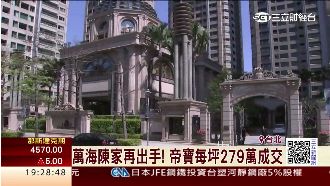 萬海陳家砸6億買帝寶　每坪279萬