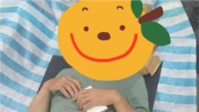 反課綱、蔡丁貴睡姿（圖／音地大帝臉書）