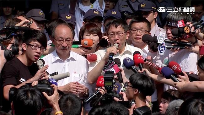 抗議是人民權利！柯P承諾不驅離學生