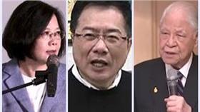 蔡英文,李登輝,蔡正元／資料照