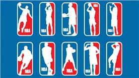 NBA　Logo（圖／翻攝自Behance,Jesse Nuñez）