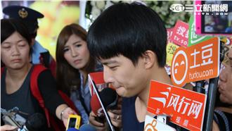 張庭瑚憔悴送楊可涵　哭到說不出話來