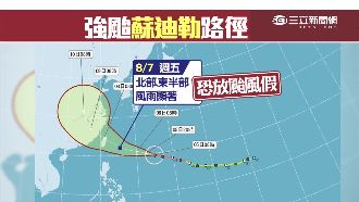 蘇迪勒挾17級強風　恐把電桿吹倒！