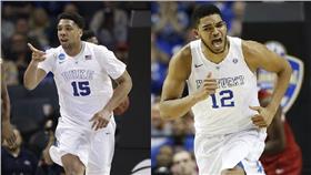 Karl-Anthony Towns,Jahlil Okafor（合成圖／美聯社／達志影像）