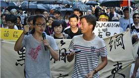 朱震於抗議現場（圖／翻攝自朱震臉書）