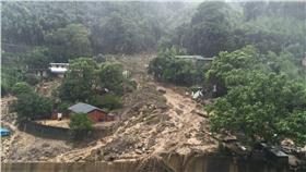 桃園復興區羅浮里合流部落遇土石流／林誠榮臉書